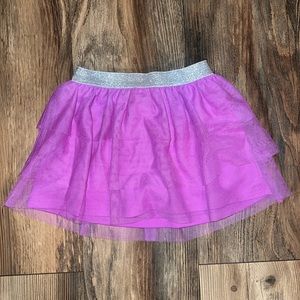 Purple tulle skort